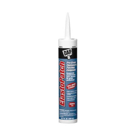 Dap Patching Compound, 10.1 oz, Cartridge, White 12276